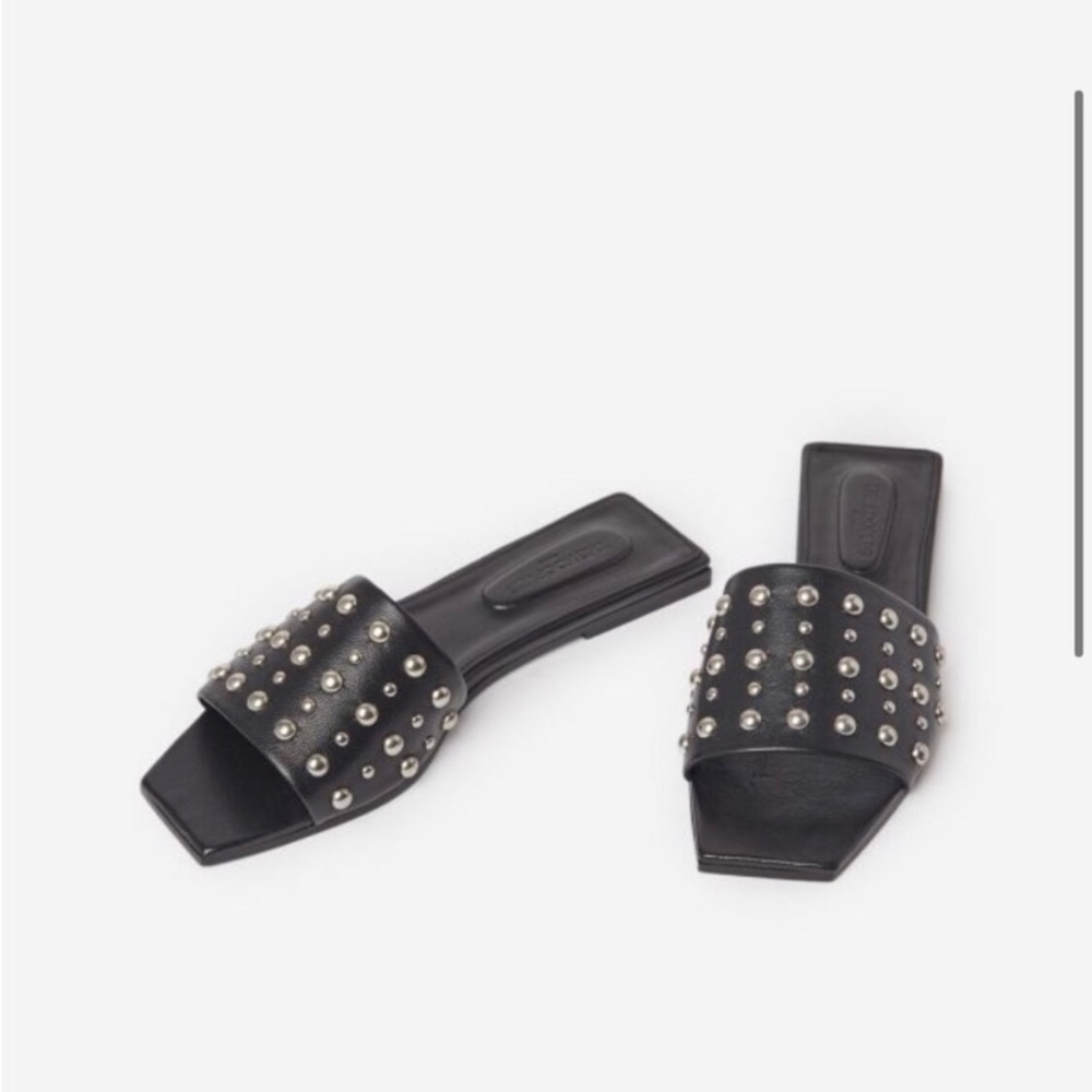 The Kooples Studded Slide Sandals